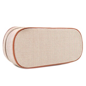 エルメス ポーチ エスカル  コットン ブラウン コスメポーチ  中古