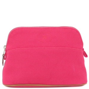 エルメス ポーチ ボリードポーチ ミニ コットン ピンク 中古