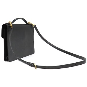 ルイヴィトン 2WAYバッグ モンソー エピレザー ブラック 黒 ハンドバッグ ショルダー  M52122 中古