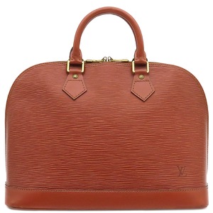 ルイヴィトン 2WAYバッグ アルマ エピレザー ブラウン 茶 ハンドバッグ ショルダー 鍵・パドロック欠品  M52143 中古