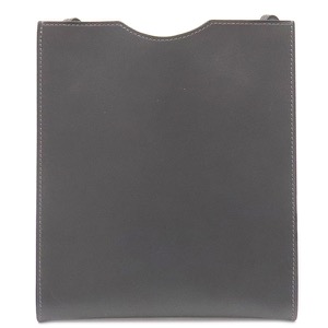 エルメス ショルダーバッグ オニメトゥ ボックスカーフ グレー 中古