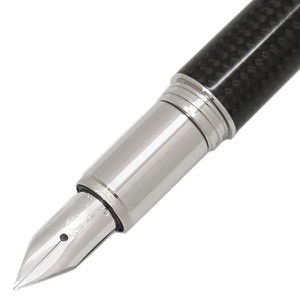 モンブラン 万年筆 スターウォーカー カーボン ブラック F(細字) カートリッジ付き  109340 中古