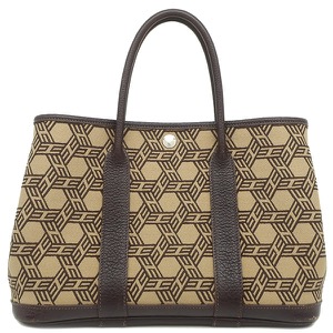 エルメス トートバッグ ガーデンパーティーTPM ブラウン  茶  中古