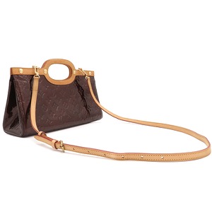 ルイヴィトン 2WAYバッグ ロクスバリー ドライブ  モノグラムヴェルニ パープル 紫   M91995  中古