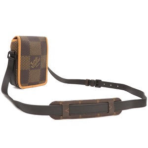 ルイヴィトン ショルダーバッグ アマゾン メッセンジャー ブラウン LVスクエアード NIGO  N40357 中古