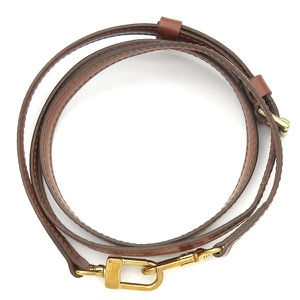 ルイヴィトン ショルダーストラップ 121cm レザー ブラウン モンソー用  中古