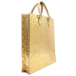 ルイヴィトン トートバッグ サックプラ ゴールド 金色  M40268 中古