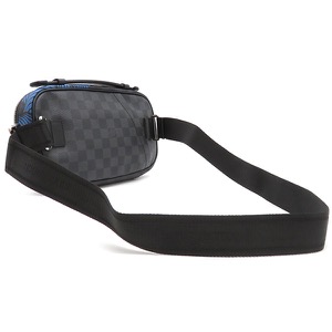 ルイヴィトン ボディバッグ アンブレール ダミエグラフィットキャンバス ブラック 黒 ショルダー バムバッグ ロープ クリストファーネメス  N41708 中古