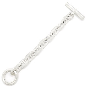 エルメス ブレスレット シェーヌダンクル TGM シルバー925 シルバー 9コマ スターリングシルバー SV925  中古