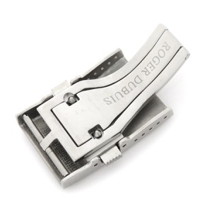 ロジェデュブイ 腕時計パーツ 純正 イージーダイバー用 ステンレススチール シルバー 22mm幅対応 Dバックル SS ステンレス スチール シルバー 銀  中古