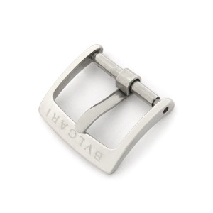 ブルガリ 腕時計パーツ 純正 ステンレススチール シルバー 尾錠 14mm幅対応 ステンレス スチール SS ピンバックル パーツ 替え 予備 スペア 部品 シルバー  中古