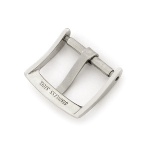 ブルガリ 腕時計パーツ 純正 ステンレススチール シルバー 尾錠 14mm幅対応 ステンレス スチール SS ピンバックル パーツ 替え 予備 スペア 部品 シルバー  中古