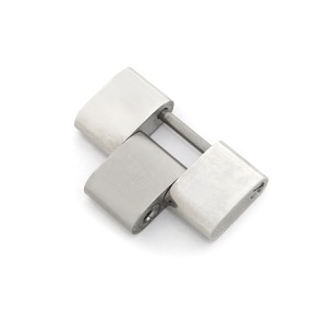 カルティエ 腕時計パーツ 純正 ロードスター LM用 コマ ステンレススチール シルバー 1コマ SS製 コマ 替え 交換 予備 ベルト ブレス バンド 18mm シルバー  中古