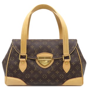 ルイヴィトン ハンドバッグ ビバリー GM モノグラムキャンバス ブラウン 茶  M40120 中古