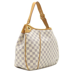 ルイヴィトン ショルダーバッグ ガリエラ PM ダミエアズールキャンバス ホワイト 白 ワンショルダー ハンドバッグ  N55215 中古