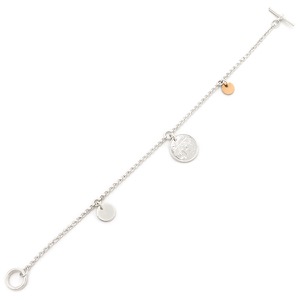 エルメス ブレスレット エクスリブリス PM  シルバー925 シルバー ST SV925 AG925 Au750 18K  H120440B 00ST 中古