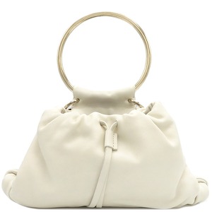 クロエ 2WAYバッグ アーリーン レザー ホワイト ショルダーバッグ ハンドバッグ ポシェット 巾着 白 黒  CHC23WS150 中古