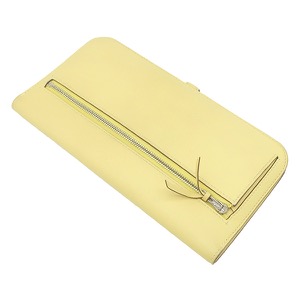 エルメス 長財布 ドゴンロング スイフト イエロー 黄色  中古