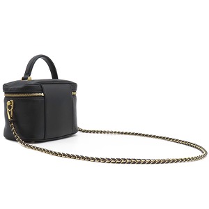 ルイヴィトン 2WAYバッグ インク ヴァニティ PM レザー ブラック 黒 ショルダー バニティ  M57118 中古