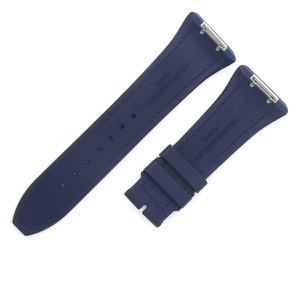 フランクミュラー 腕時計パーツ ヴァンガード V45用 クロコ×ラバーバンド クロコダイル ネイビー 未使用 純正 ベルト バンド ストラップ 替え 28mm ネイビー 紺  中古