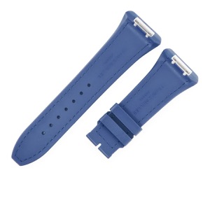 フランクミュラー 腕時計パーツ ヴァンガード V45用 クロコ×ラバーバンド クロコダイル ネイビー 未使用 純正 ベルト バンド ストラップ 替え 28mm ネイビー 紺  中古