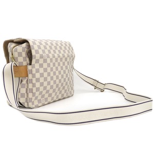 ルイヴィトン ショルダーバッグ ナヴィグリオ ダミエアズールキャンバス ホワイト 白  N51189  中古