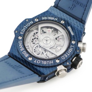 ウブロ ビッグバン ウニコ イタリア インデペンデント ブルー クロノ 411.YL.5190.NR.IT115 限定 自動巻き