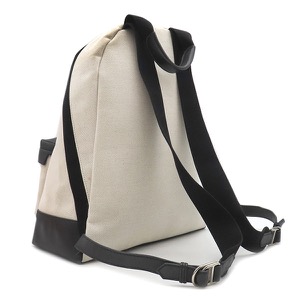 バレンシアガ リュック・デイパック バックパック キャンバス ブラック リュックサック 白 黒  中古