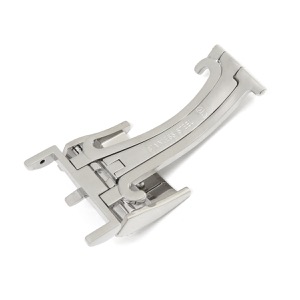 ジェイコブ 腕時計パーツ 純正 5タイムゾーン ステンレススチール シルバー バックル 18mm幅対応 SS ダイヤ Dバックル パーツ 替え シルバー  中古