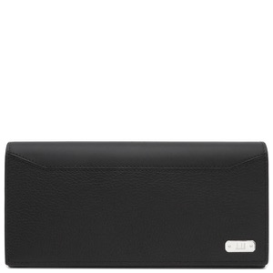 ダンヒル 長財布 ハーネス ロングウォレット レザー ブラック 二つ折り財布 黒  DU23R2515GN001R 中古