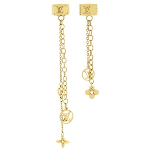 ルイヴィトン イヤフォンアクセサリー ナノグラム GP ゴールド AirPods モノグラムモチーフ  M69647 中古