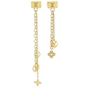 ルイヴィトン イヤフォンアクセサリー ナノグラム GP ゴールド AirPods モノグラムモチーフ  M69647 中古