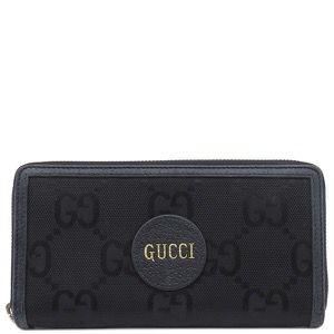 グッチ 長財布 オフ ザ グリッド ジップアラウンドウォレット ナイロン ブラック 黒 ラウンドファスナー  625576 中古