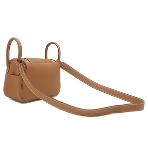 エルメス ショルダーバッグ リンディ 2 ミニ 20 トリヨンクレマンス ブラウン未使用 茶  中古