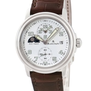 ブランパン レマン ダブルタイムゾーン ナイト&デイ 2160-1127-53 ホワイト 自動巻き