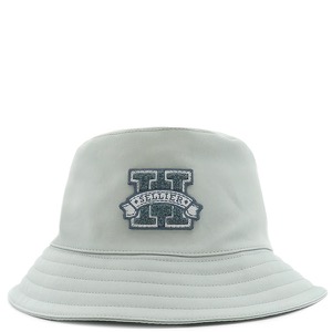 エルメス ハット ハーパー Hセリエ バケットハット コットン グレー #59 バケハ  中古