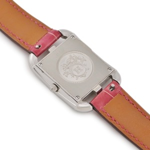 エルメス ケープコッドPM CC1.232 純正ダイヤ シェル スクエア クオーツ