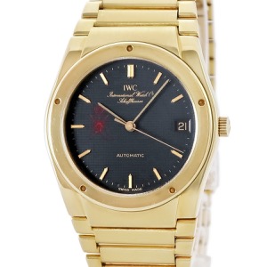 IWC インヂュニア カンジャー Khanjar K18YG無垢製 インジュニア ブラック 自動巻き