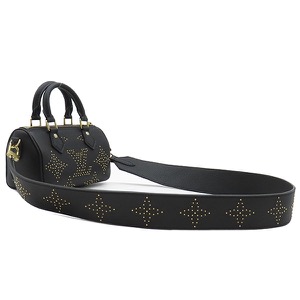 ルイヴィトン 2WAYバッグ ナノ スピーディ バンドリエール ブラック 黒 ショルダー  M46745 中古