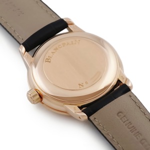 ブランパン ヴィルレ ダブルウィンドウ 6850-3642-55 K18RG無垢 ローマ ビッグデイト 自動巻き