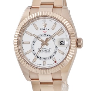 ロレックス スカイドゥエラー 326935 ランダム番 K18エバーローズゴールド無垢 バー GMT 自動巻き