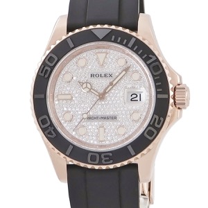 ロレックス ヨットマスター 40 126655 K18エバーローズゴールド 純正ダイヤ ランダム番 パヴェ 自動巻き