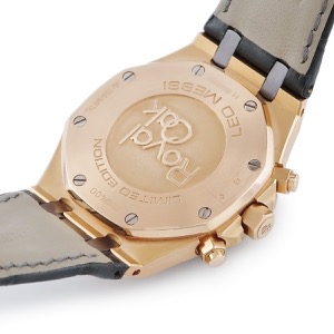 オーデマピゲ ロイヤルオーク レオ メッシ クロノ 26325OL.OO.D005CR.01 K18PG×タンタル グレー 限定 自動巻き