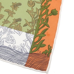 エルメス スカーフ カレ90 CARRE シルク マルチカラー 【DELLA CAVALLERIA FAVOLOSA/デッラ カヴァッレリア ファヴォローサ】  中古