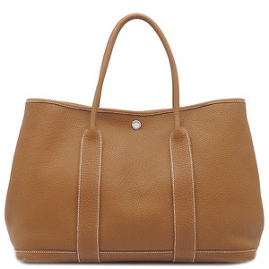 エルメス トートバッグ ガーデンパーティーPM ネゴンダ ブラウン 茶 ソルド品の刻印あり  中古