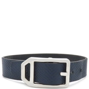 エルメス ブレスレット パドック レザー ネイビー T4 黒 リバーシブル  中古