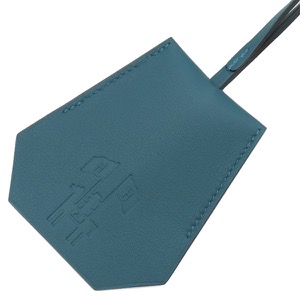 エルメス キーリング クロシェット 2024 イヤーズギフト スイフト ブルー 青  中古