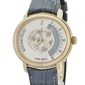 オーデマピゲ ミレネリー スターホイール 25898BA/O/0003VE/01 K18YG無垢 アイボリー バー 楕円形 自動巻き