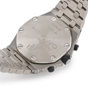 オーデマピゲ ロイヤルオーク オフショア クロノ 26170TI.OO.1000TI.01 ダイヤ 黒 アラビア 赤針 自動巻き