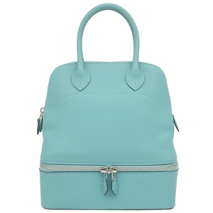 エルメス ハンドバッグ ボリードスクレ スイフト ブルー 水色  中古